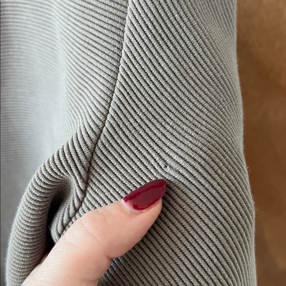 Varley Taupe Half-Zip Sweatshirt - Picture 8 of 12